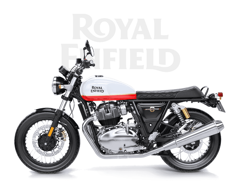 Left facing baker express Royal Enfield Interceptor 650