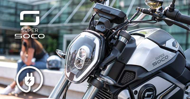 Super Soco TSX electric motorbike