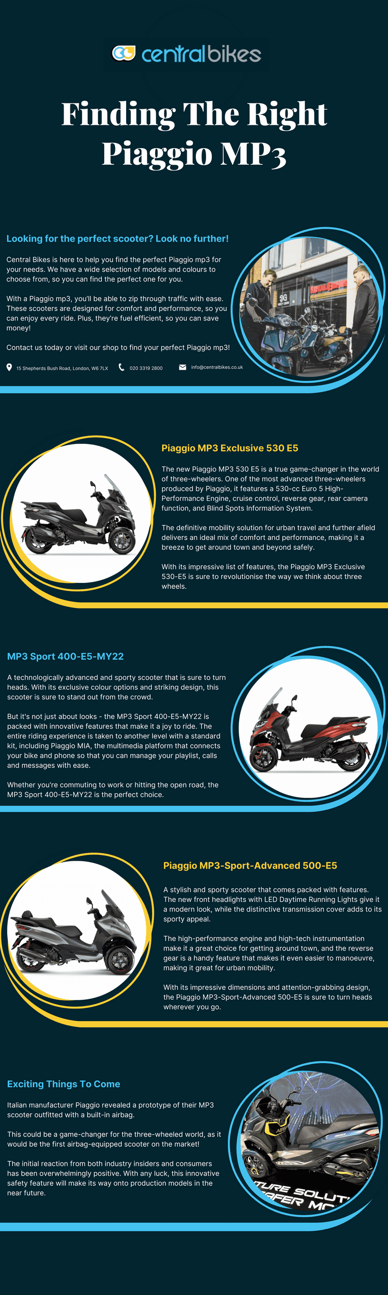 Finding The Right Piaggio MP3